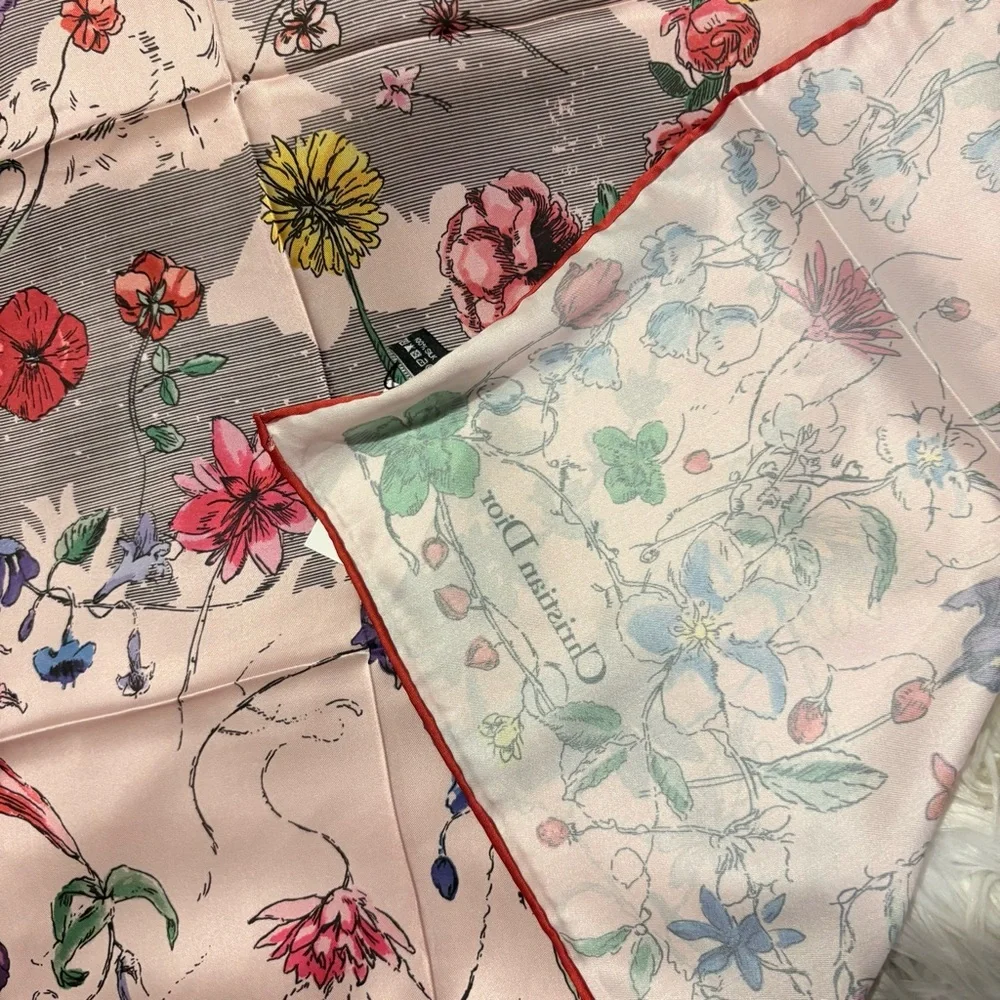 Dior Florilegio 90 Square Scarf 35x35 ‼️LAST ONE LEFT